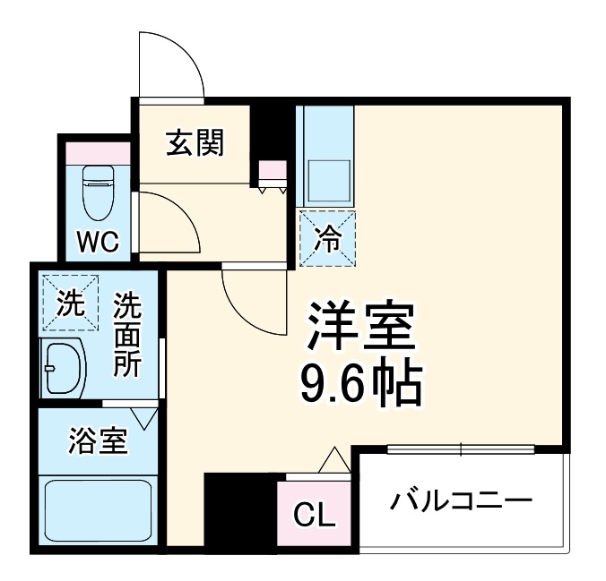 FOREST　M32・302号室の間取り