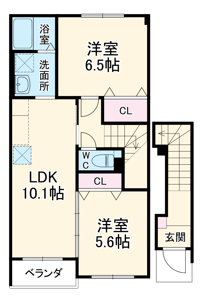 サンフラワー根ノ上の間取り