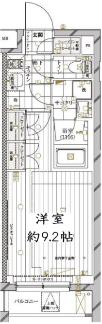 レガリス三軒茶屋の間取り