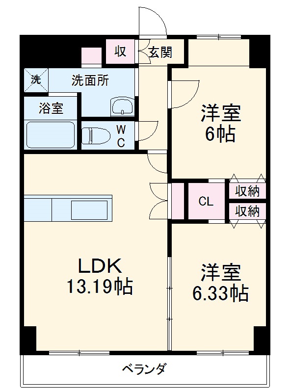 ソレイユの間取り