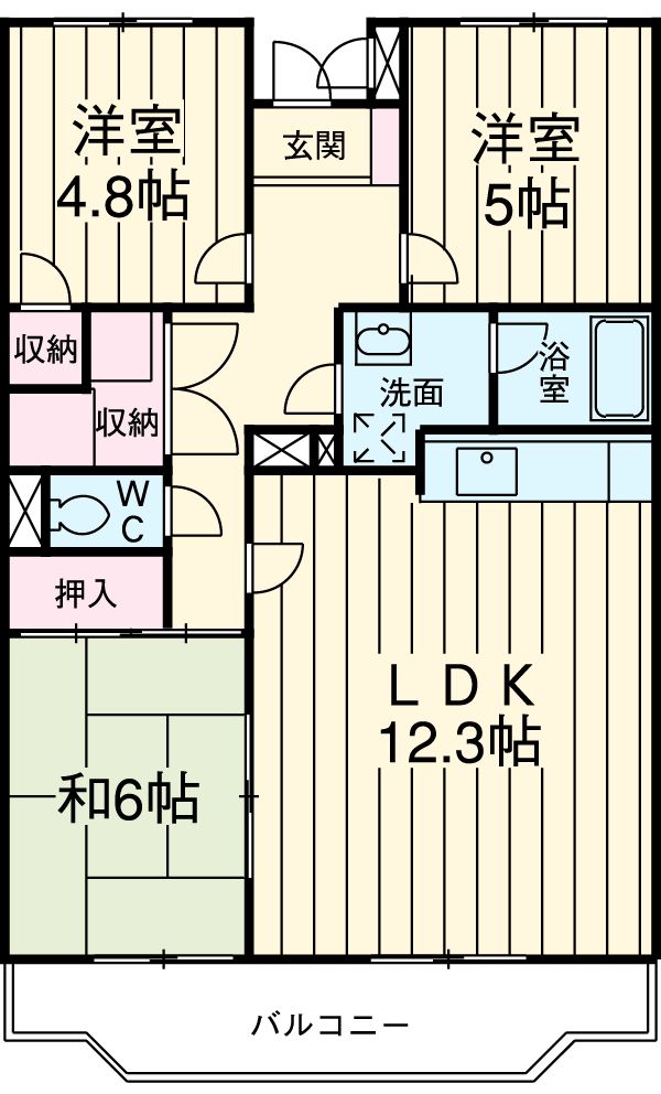 ルモンドヒル上尾の間取り