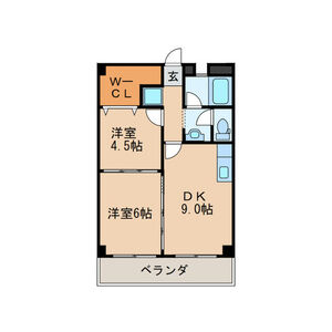 吉田マンションの間取り