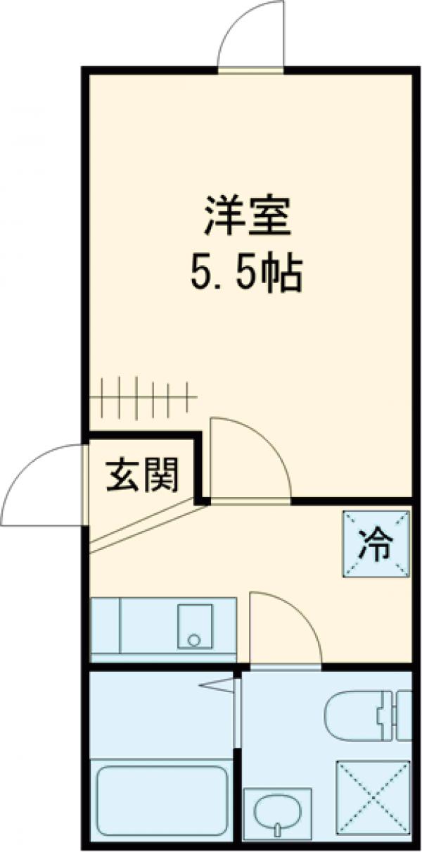 Ｇｒｉｐ西新井・302号室の間取り