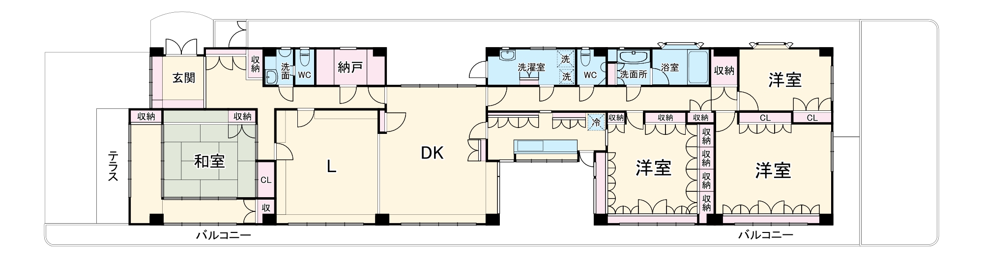 メイプルⅢの間取り