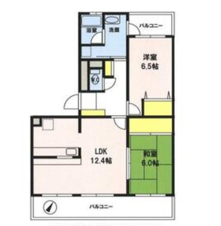 クラスガーデン相模大野壱番館の間取り