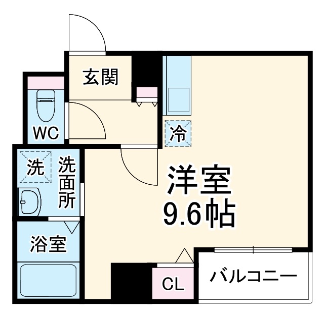 FOREST　M32・402号室の間取り