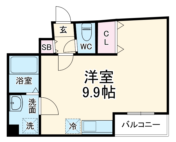 FOREST　M32・301号室の間取り