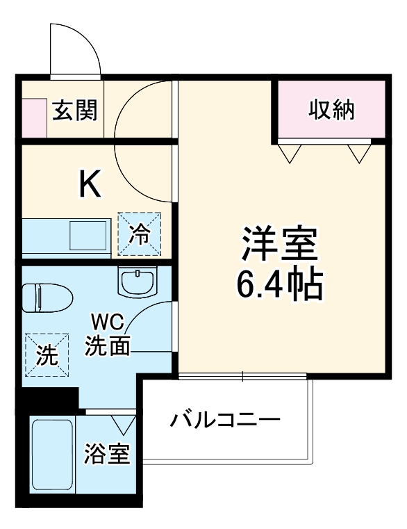 ベイルームアーバン海老名の間取り