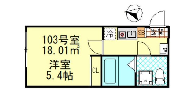 CK四ツ木の間取り