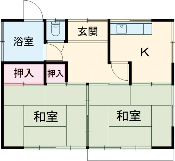 大貫住宅 3号棟の間取り