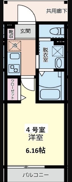 パークテラス新川崎・104号室の間取り