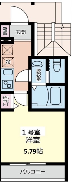 パークテラス新川崎・101号室の間取り