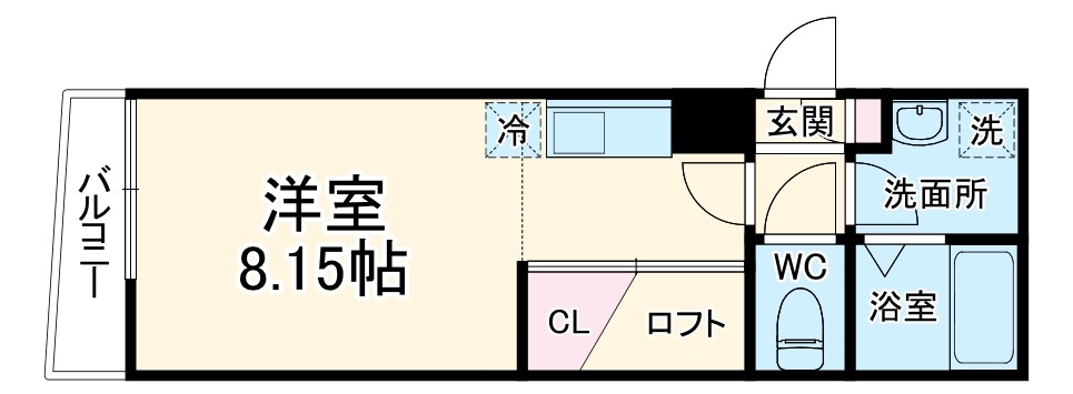 ノヴェル東別院の間取り