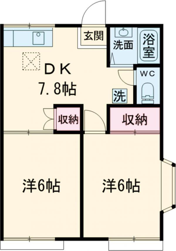 ハイムノースエイトの間取り
