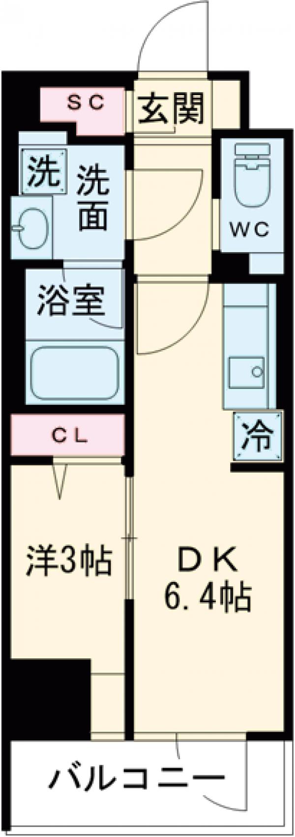 グランカーサ平井の間取り