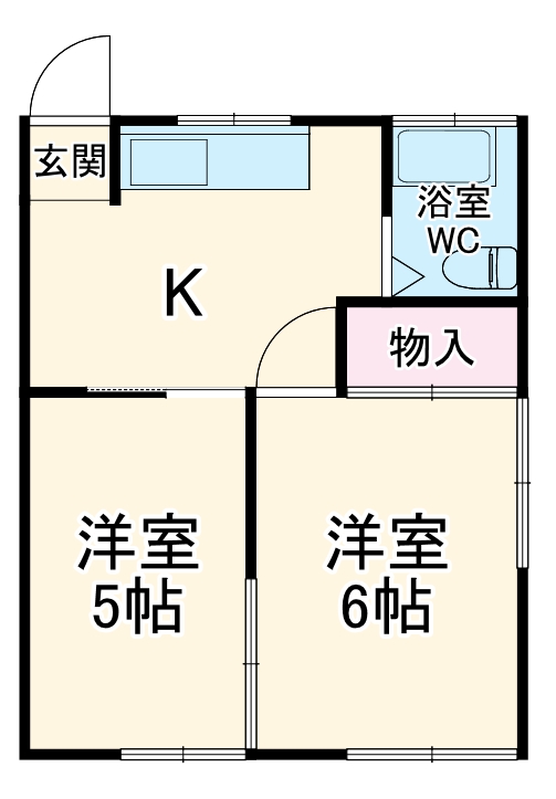 あけぼの荘の間取り