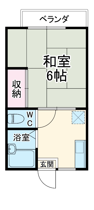 大滝ハイツの間取り