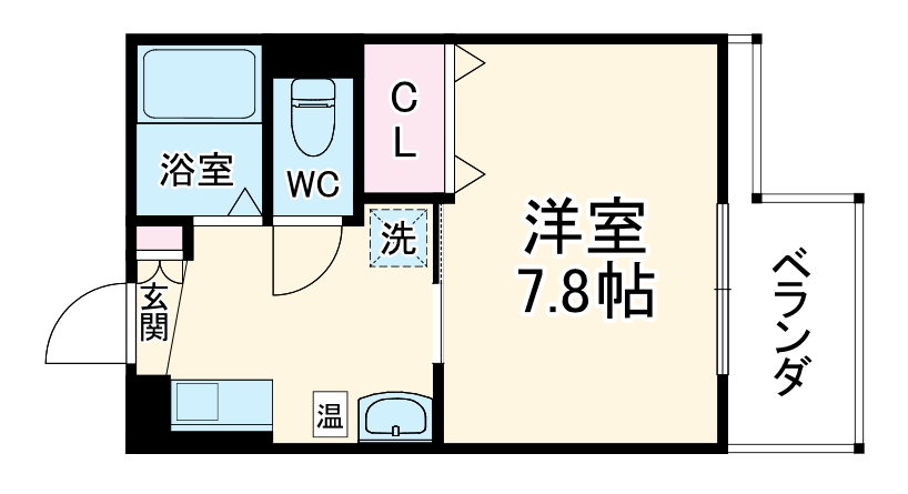 マンションてりはの間取り