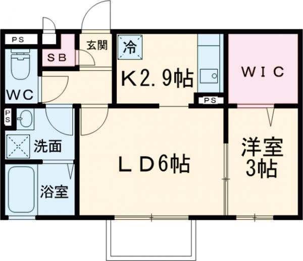 プレミールハイムの間取り