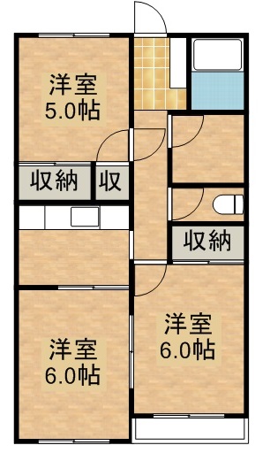 グリーンハイツ小山の間取り