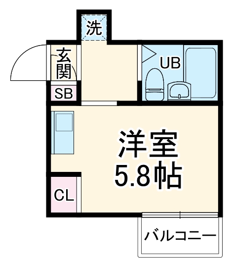 プレステージ新沢Ⅱの間取り