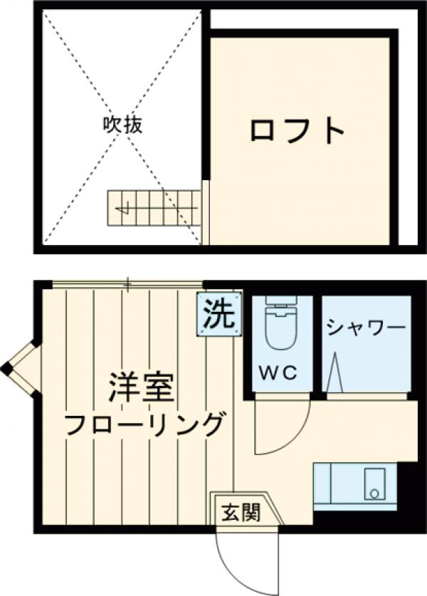 ティ・アーモスマイル・101号室の間取り