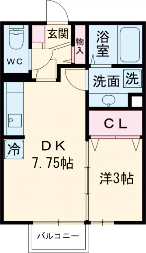 シャトーグランドハイムE棟の間取り