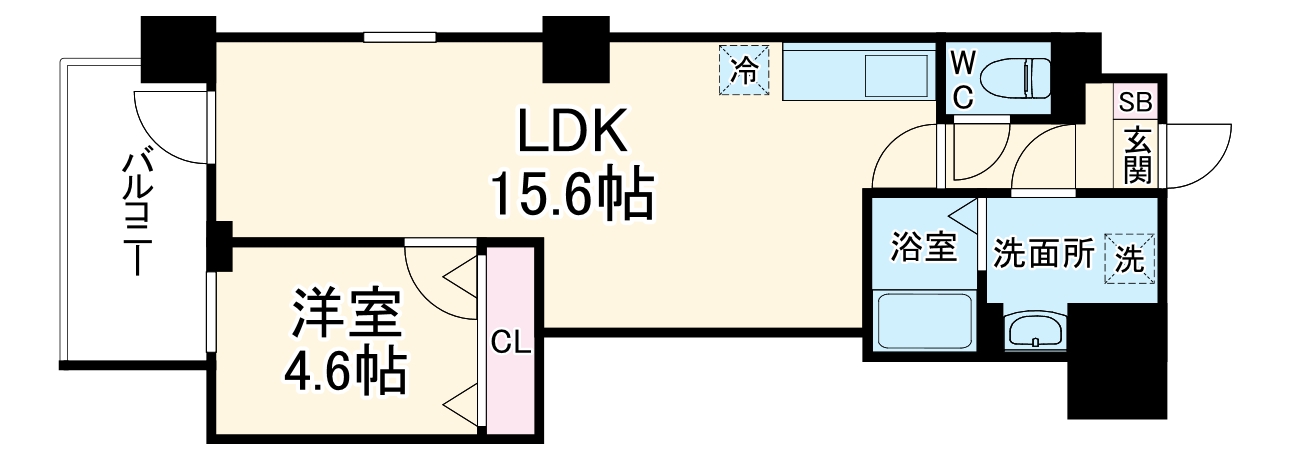 GRAND CITY・405号室の間取り