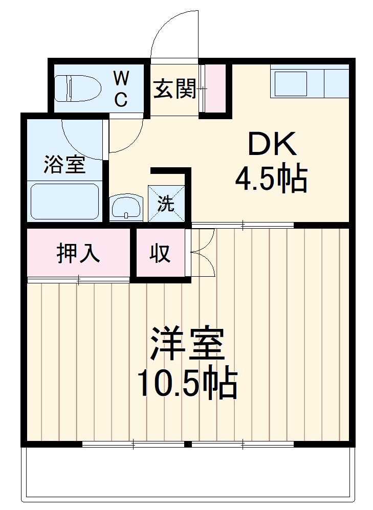 パレットハウスの間取り