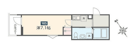 MELDIA相模大野の間取り