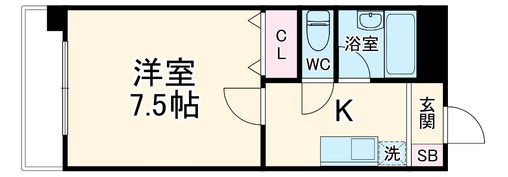 グランモール一社の間取り