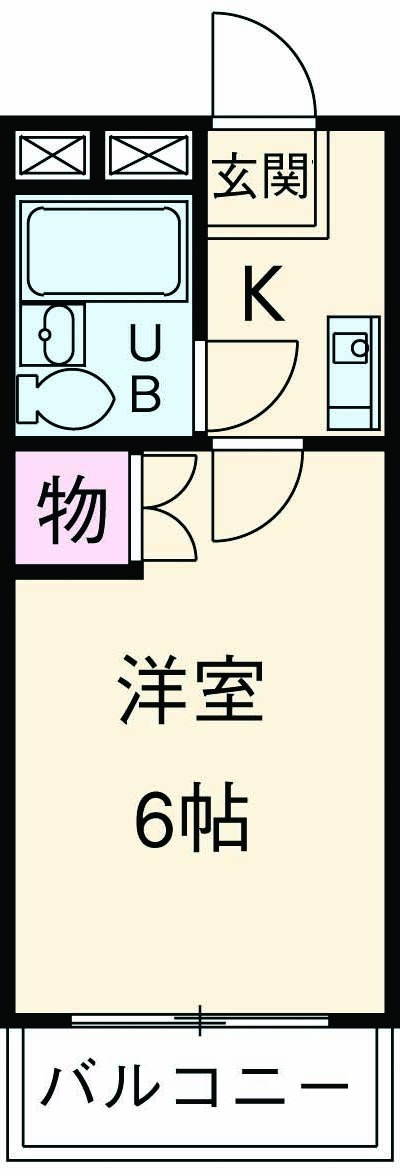 山京マンションの間取り