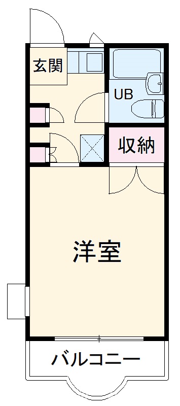 ヒラクンハイツⅡ・306号室の間取り