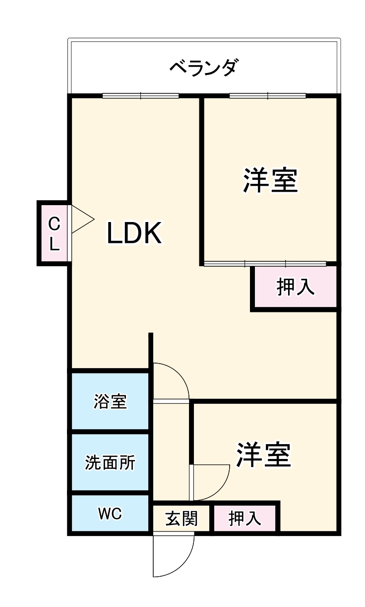 Kスクエアサウスの間取り