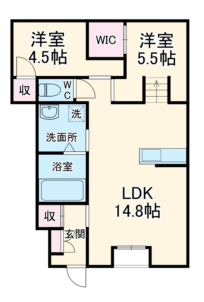 メゾンT・Sの間取り