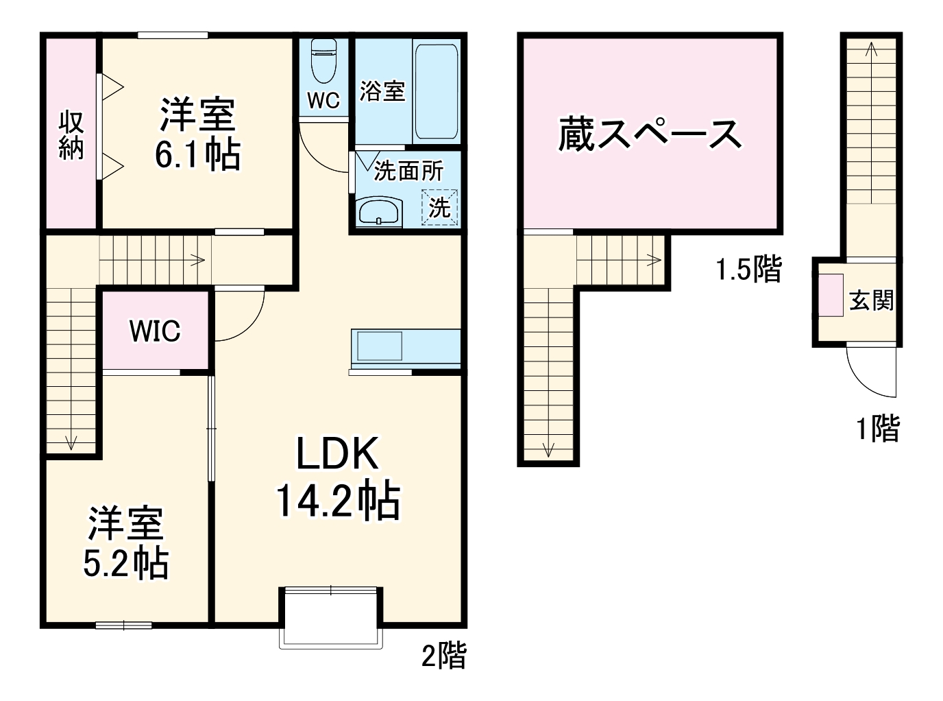 メゾンT・Sの間取り
