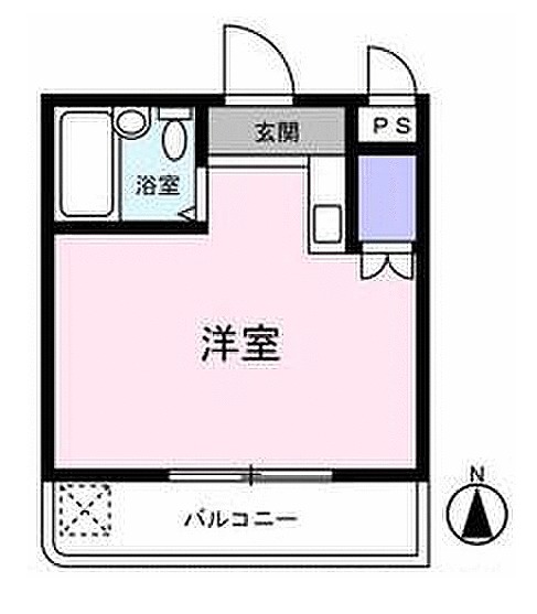 コアクレスト浦和Ⅲ・102号室の間取り