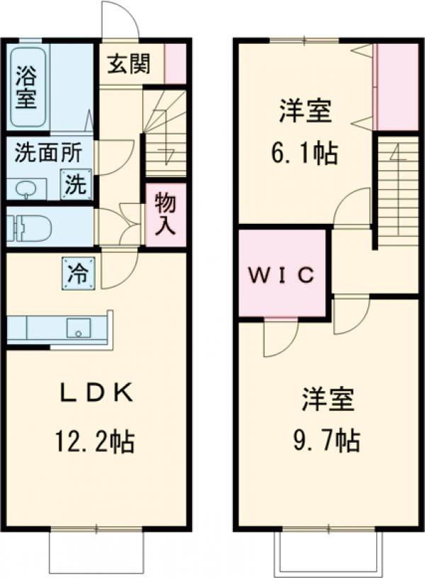（仮称）足立区西新井6丁目計画・5号室の間取り