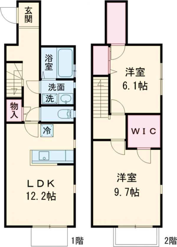 （仮称）足立区西新井6丁目計画・9号室の間取り