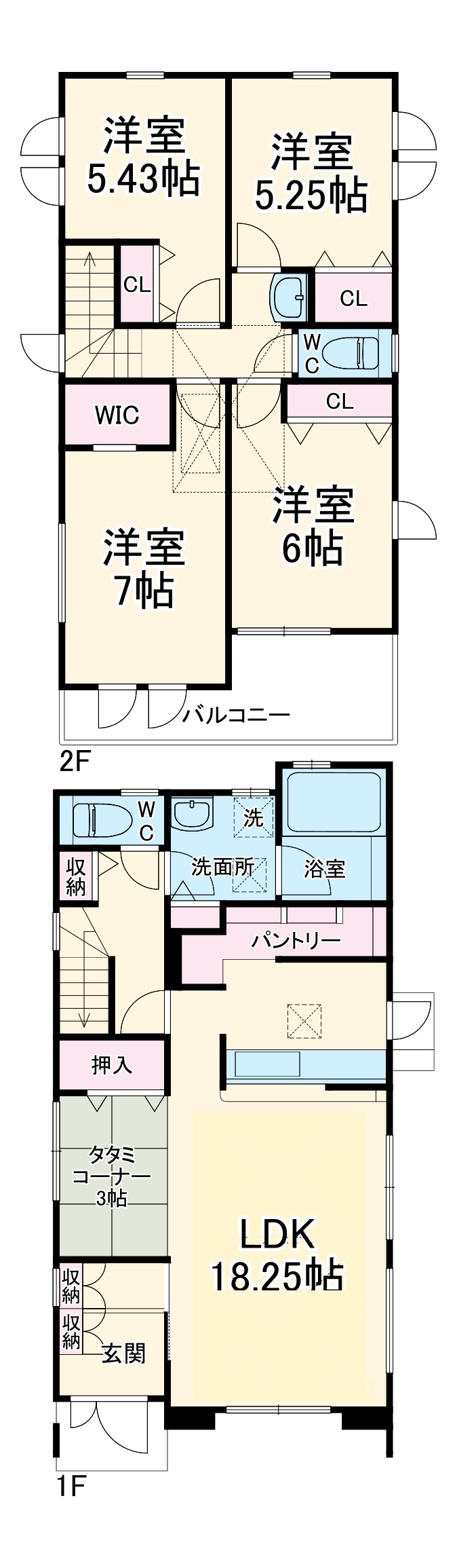 梶ヶ谷４丁目戸建て・1号室の間取り