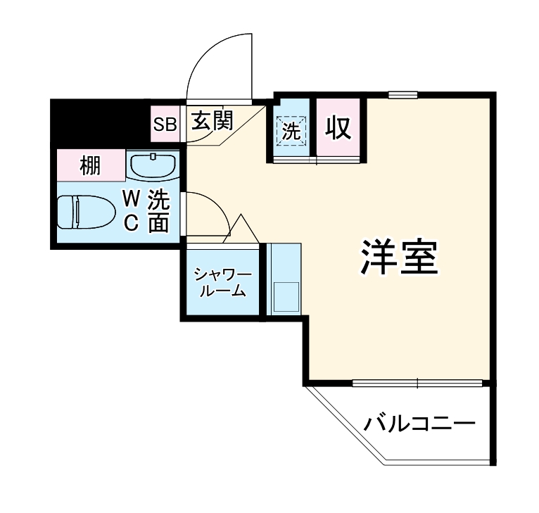 レスティー藤沢第一の間取り