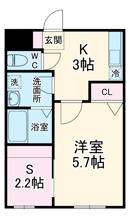イーストヒルズⅠの間取り