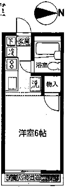 第５吉田ハイツ・202号室の間取り