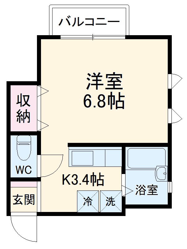 プレミールAの間取り