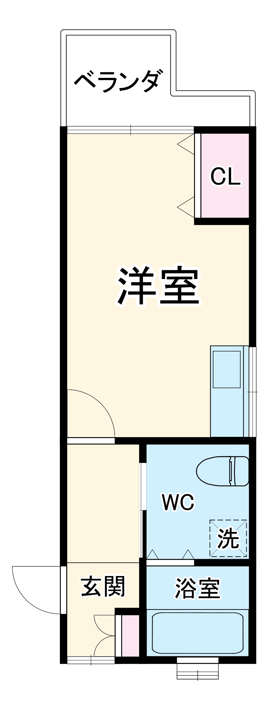 コスタ岐阜県庁前の間取り