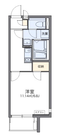 レオネクストアンジュール品川の間取り