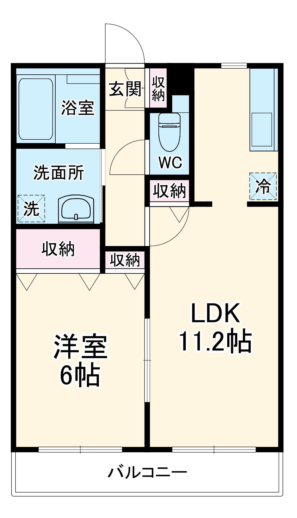 Pasteque meloneの間取り