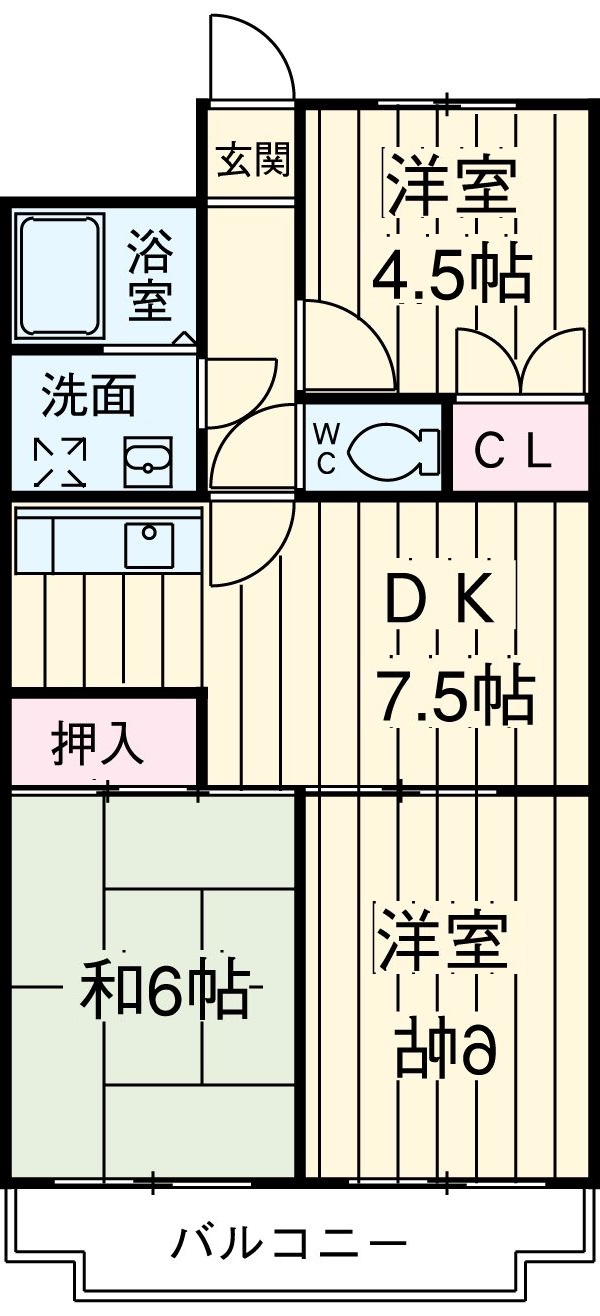 ミマスコートの間取り