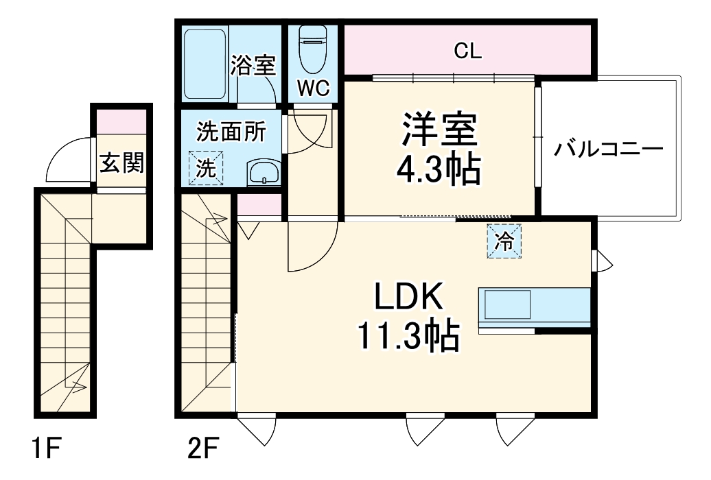ブルームマーレの間取り
