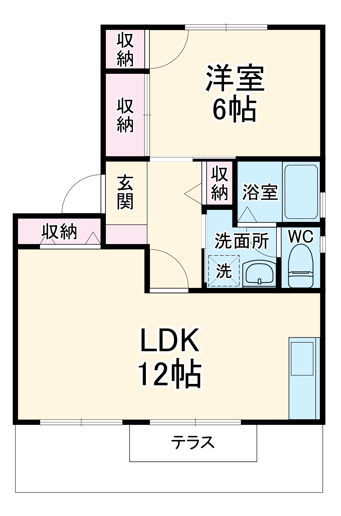 マルシェ宮の間取り